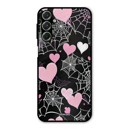 Purple Net Samsung Galaxy M34 Mobile Back Cover - Aesthetic PrintShield Case