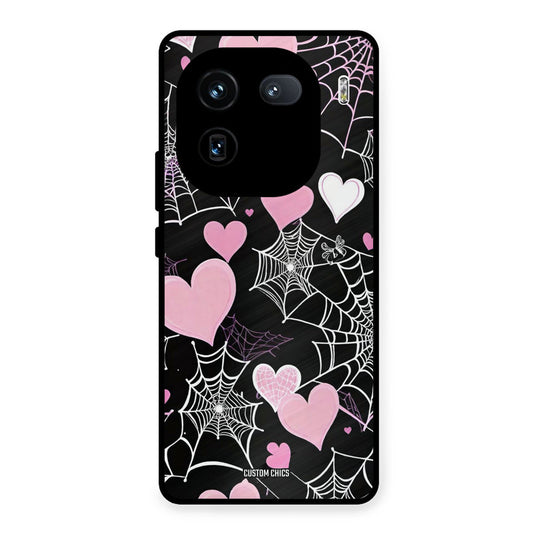 Purple Net iQOO 12 Mobile Back Cover - Aesthetic PrintShield Case