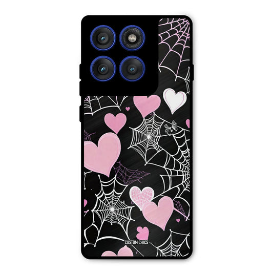 Purple Net Motorola Edge 60 Pro Mobile Back Cover - Aesthetic PrintShield Case