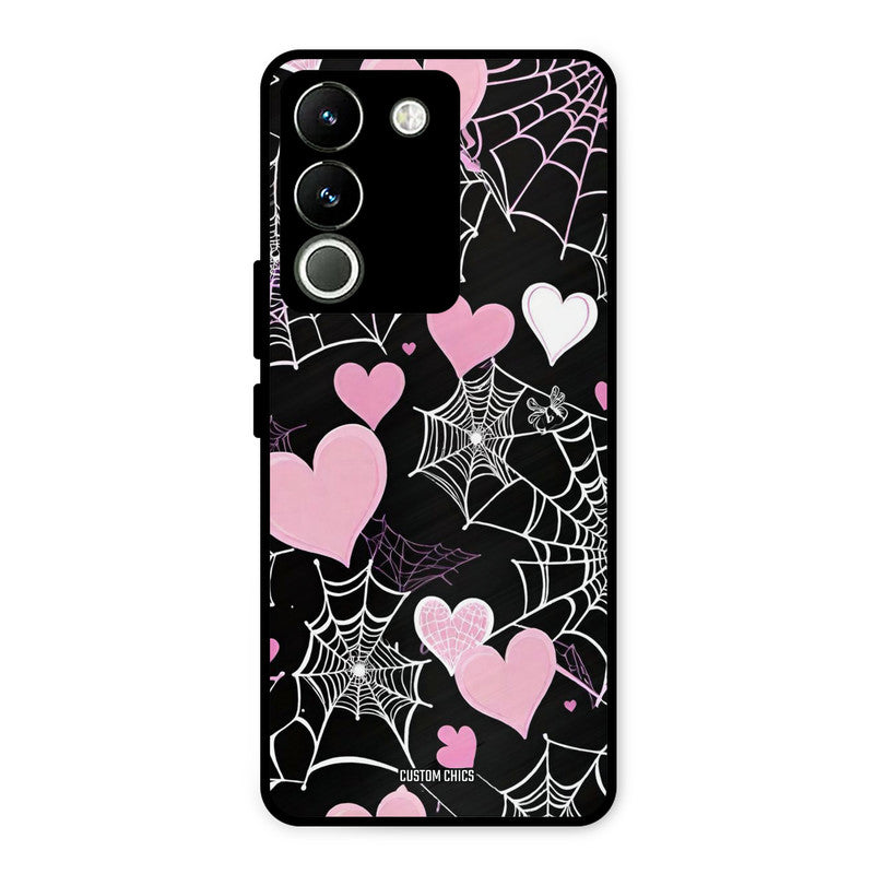 Purple Net Vivo Y200 Mobile Back Cover - Aesthetic PrintShield Case
