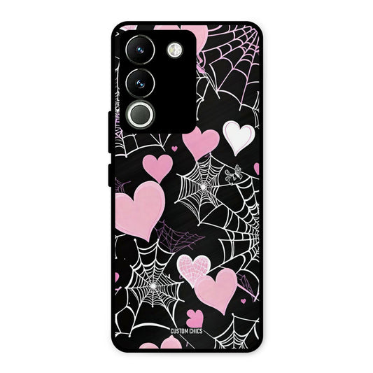 Purple Net Vivo Y200 Mobile Back Cover - Aesthetic PrintShield Case
