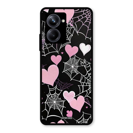 Purple Net Realme 10 Pro Mobile Back Cover - Aesthetic PrintShield Case