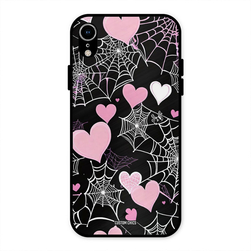 Purple Net iPhone XR Mobile Back Cover - Aesthetic PrintShield Case