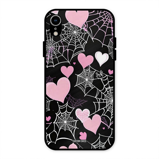 Purple Net iPhone XR Mobile Back Cover - Aesthetic PrintShield Case
