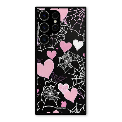 Purple Net Samsung Galaxy S23 Ultra Mobile Back Cover - Aesthetic PrintShield Case