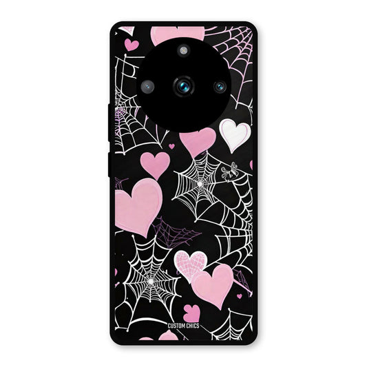 Purple Net Realme 11 Pro Mobile Back Cover - Aesthetic PrintShield Case