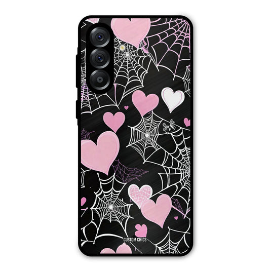 Purple Net Samsung Galaxy A56 5G Mobile Back Cover - Aesthetic PrintShield Case
