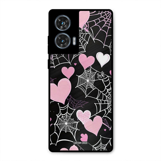 Purple Net Moto G96 Mobile Back Cover - Aesthetic PrintShield Case