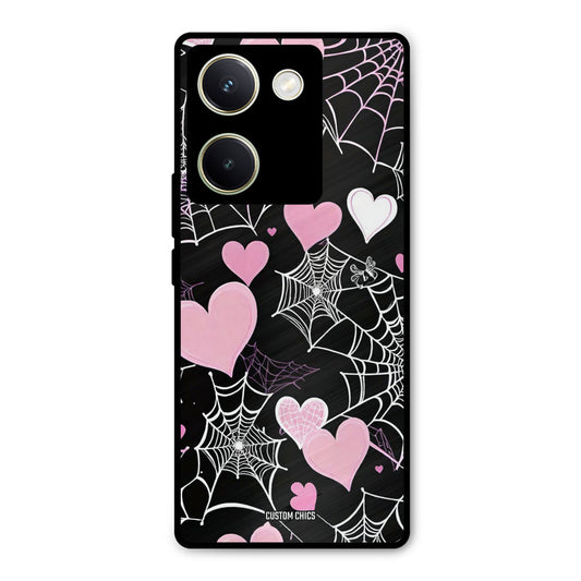 Purple Net Vivo Y200 Pro Mobile Back Cover - Aesthetic PrintShield Case