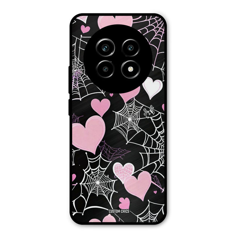 Purple Net Realme 13 Pro Mobile Back Cover - Aesthetic PrintShield Case