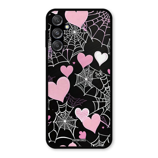 Purple Net Samsung Galaxy M34 5G Mobile Back Cover - Aesthetic PrintShield Case