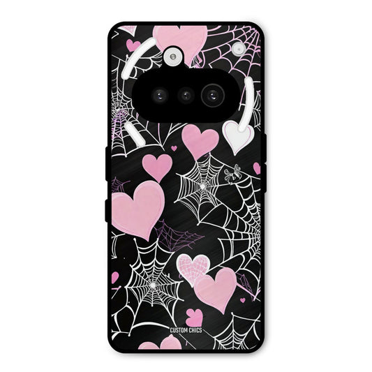 Purple Net Nothing Phone 3A Mobile Back Cover - Aesthetic PrintShield Case