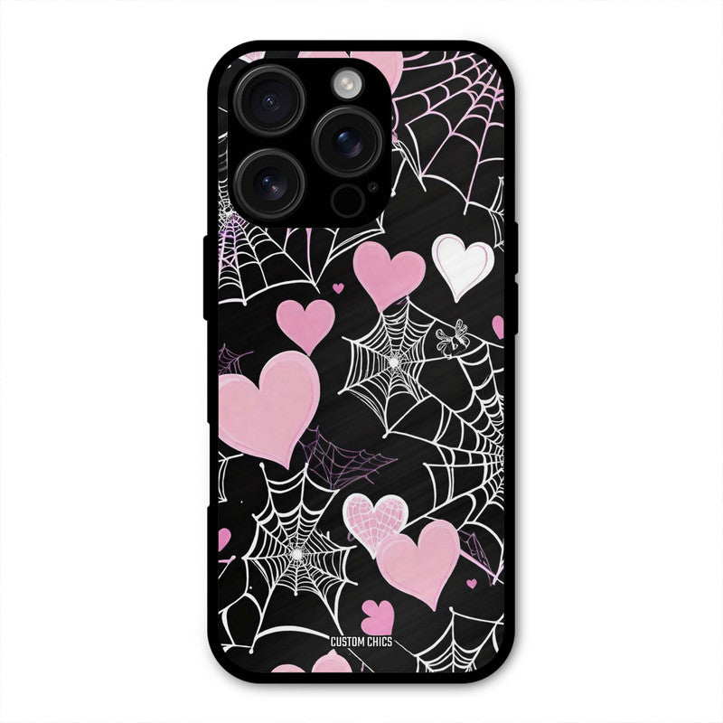 Purple Net iPhone 16 Pro Mobile Back Cover - Aesthetic PrintShield Case
