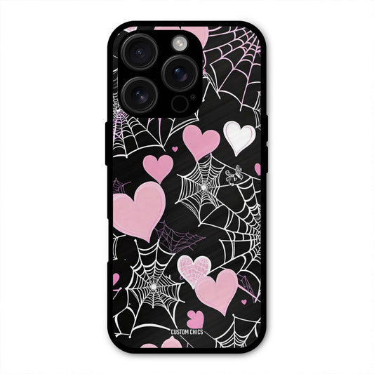 Purple Net iPhone 16 Pro Mobile Back Cover - Aesthetic PrintShield Case