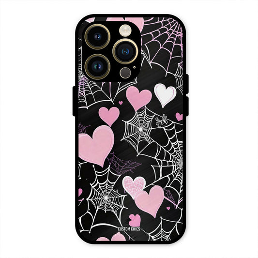 Purple Net iPhone 14 Pro Max Mobile Back Cover - Aesthetic PrintShield Case