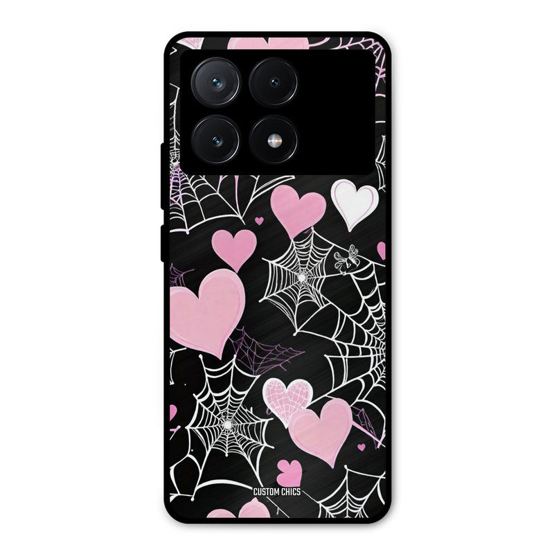 Purple Net Poco X6 Pro Mobile Back Cover - Aesthetic PrintShield Case