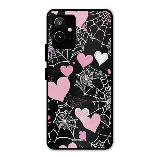 Purple Net Vivo Y75 5G Mobile Back Cover - Aesthetic PrintShield Case