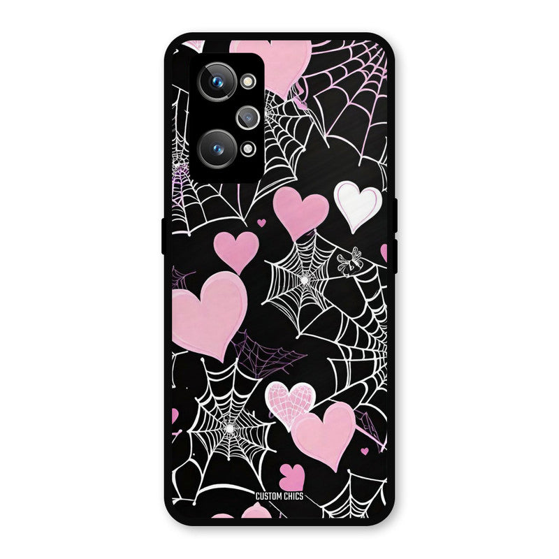 Purple Net Realme GT 2 Mobile Back Cover - Aesthetic PrintShield Case