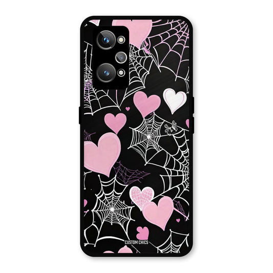 Purple Net Realme GT 2 Mobile Back Cover - Aesthetic PrintShield Case