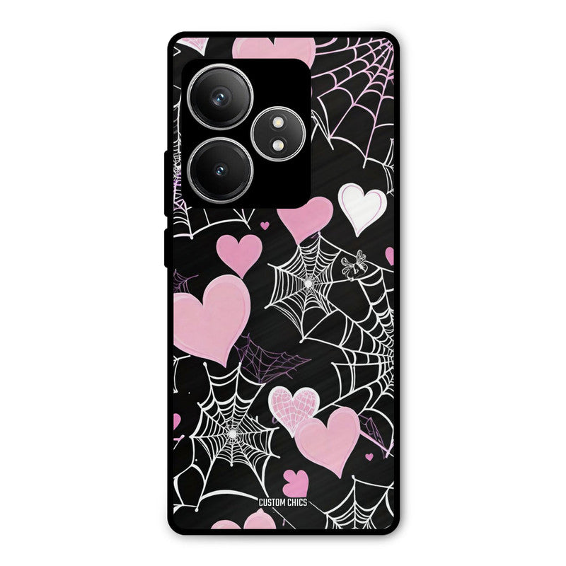 Purple Net Realme GT 6T Mobile Back Cover - Aesthetic PrintShield Case