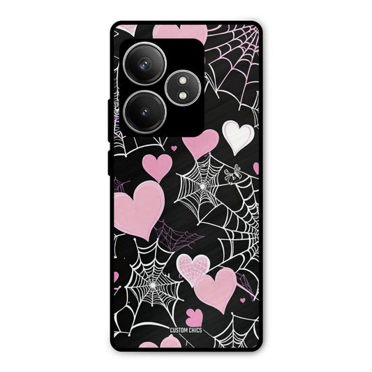 Purple Net Realme GT 6T Mobile Back Cover - Aesthetic PrintShield Case