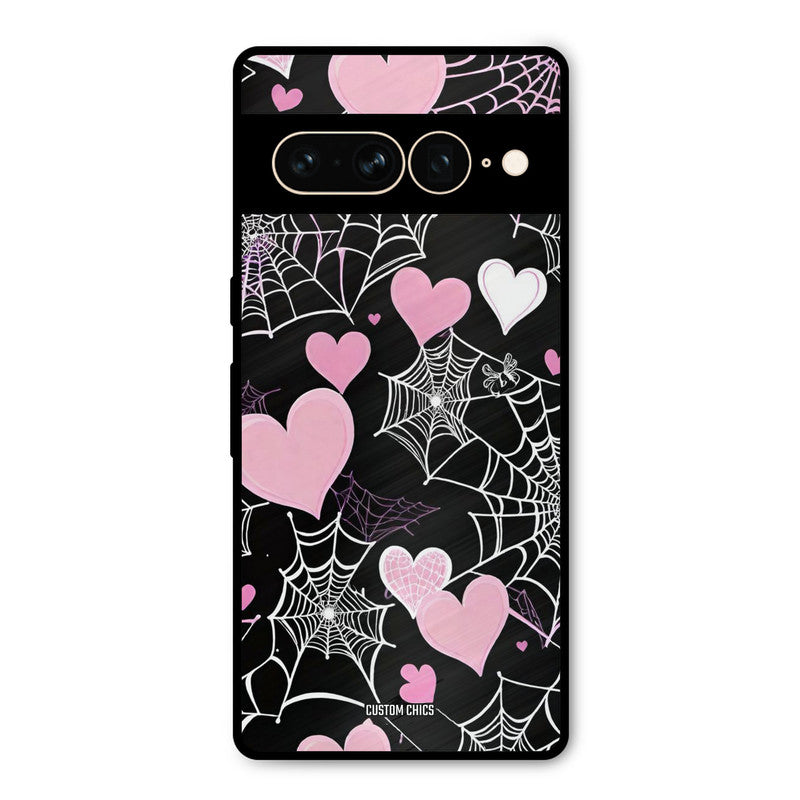 Purple Net Google Pixel 7 Pro Mobile Back Cover - Aesthetic PrintShield Case