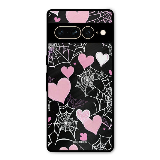 Purple Net Google Pixel 7 Pro Mobile Back Cover - Aesthetic PrintShield Case