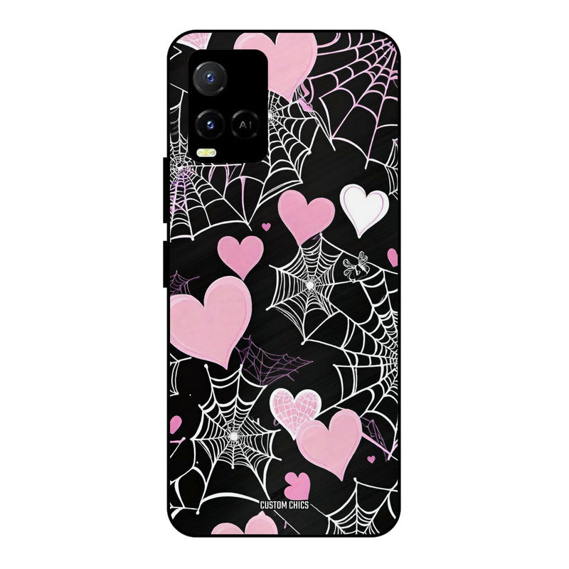 Purple Net Vivo Y33s Mobile Back Cover - Aesthetic PrintShield Case
