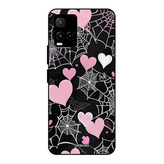 Purple Net Vivo Y33s Mobile Back Cover - Aesthetic PrintShield Case