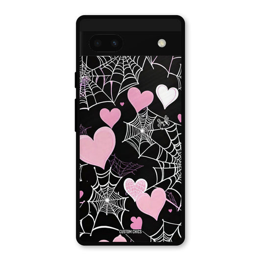 Purple Net Google Pixel 6a Mobile Back Cover - Aesthetic PrintShield Case