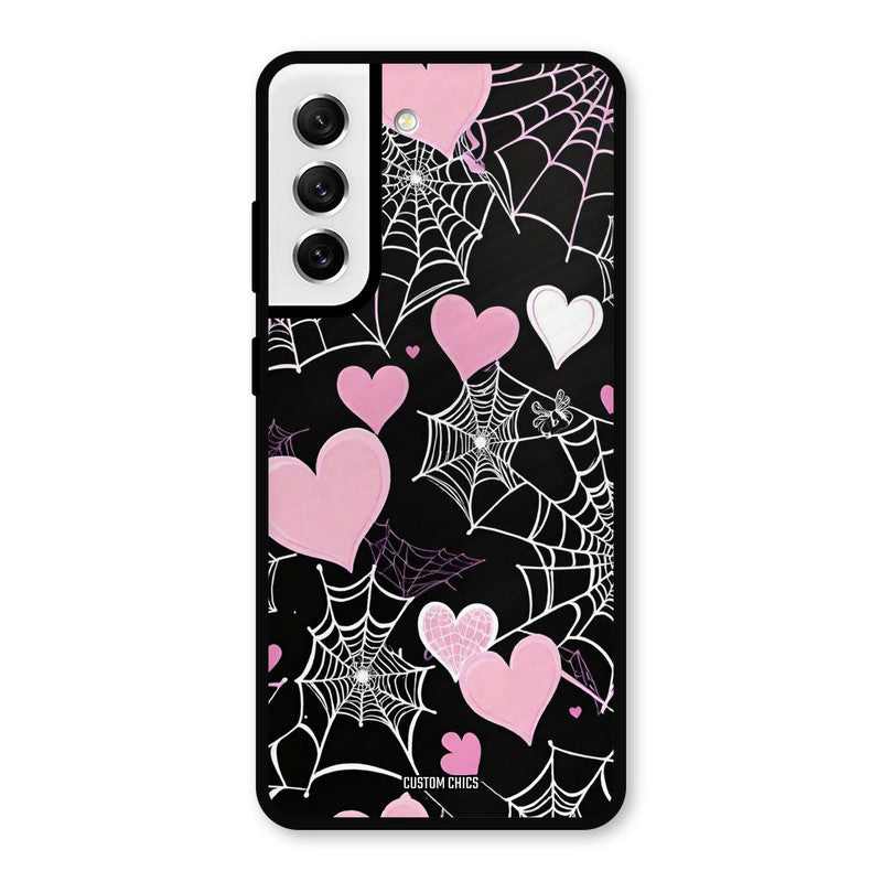 Purple Net Samsung Galaxy S21 FE 5G Mobile Back Cover - Aesthetic PrintShield Case