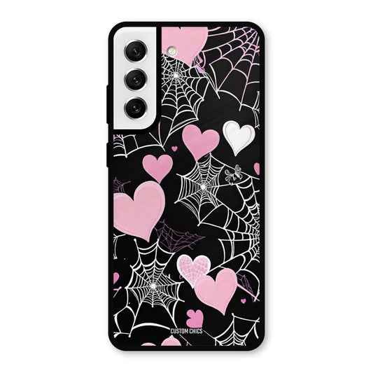 Purple Net Samsung Galaxy S21 FE 5G Mobile Back Cover - Aesthetic PrintShield Case