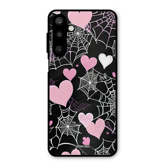 Purple Net Samsung Galaxy M16 Mobile Back Cover - Aesthetic PrintShield Case