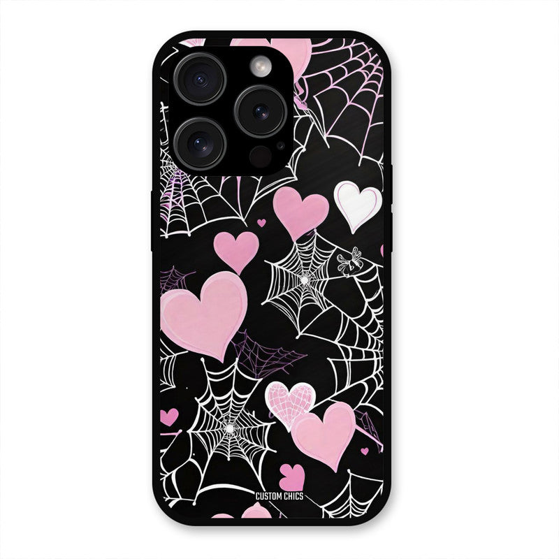 Purple Net iPhone 15 Pro Max Mobile Back Cover - Aesthetic PrintShield Case
