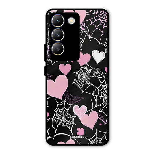 Purple Net Vivo Y200e Mobile Back Cover - Aesthetic PrintShield Case