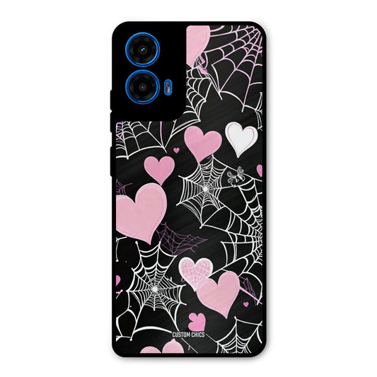 Purple Net Moto G45 Mobile Back Cover - Aesthetic PrintShield Case