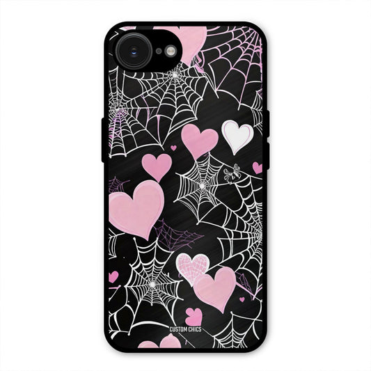 Purple Net iPhone 16e Mobile Back Cover - Aesthetic PrintShield Case
