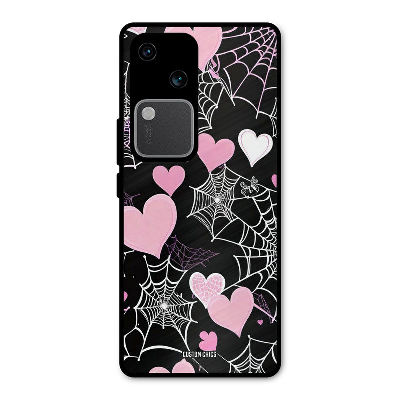 Purple Net Vivo V30 Mobile Back Cover - Aesthetic PrintShield Case
