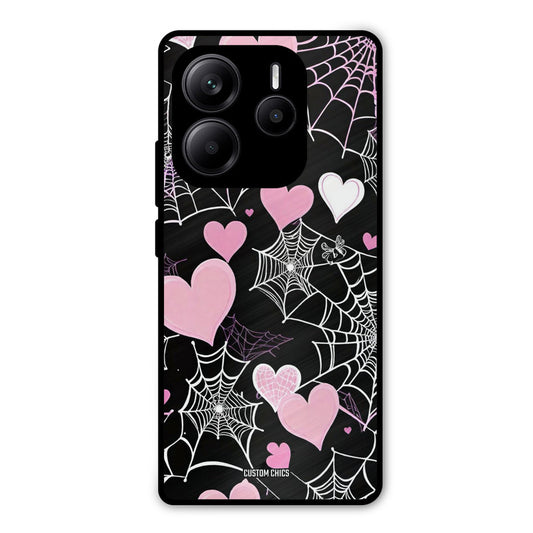 Purple Net Redmi Note 14 Mobile Back Cover - Aesthetic PrintShield Case