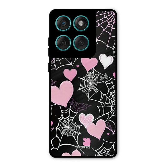 Purple Net Motorola Edge 60 Mobile Back Cover - Aesthetic PrintShield Case