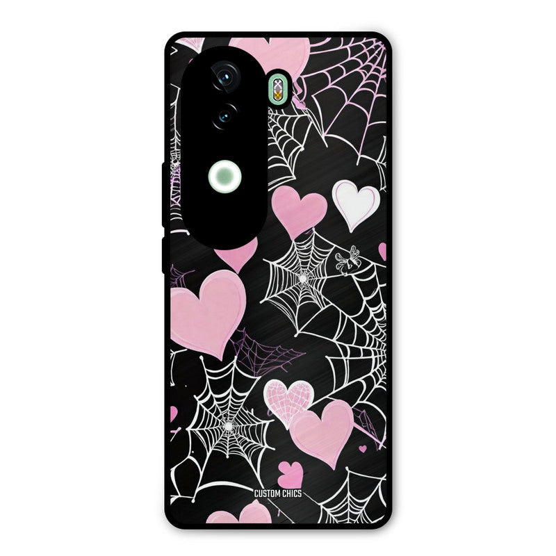 Purple Net iQOO Z9s Mobile Back Cover - Aesthetic PrintShield Case