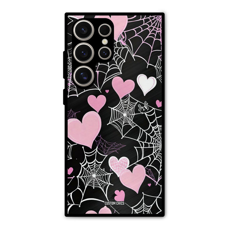 Purple Net Samsung Galaxy S24 Ultra Mobile Back Cover - Aesthetic PrintShield Case