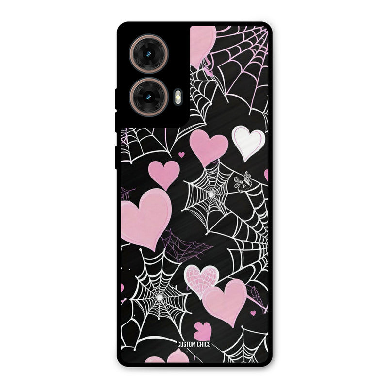 Purple Net Moto G85 Mobile Back Cover - Aesthetic PrintShield Case