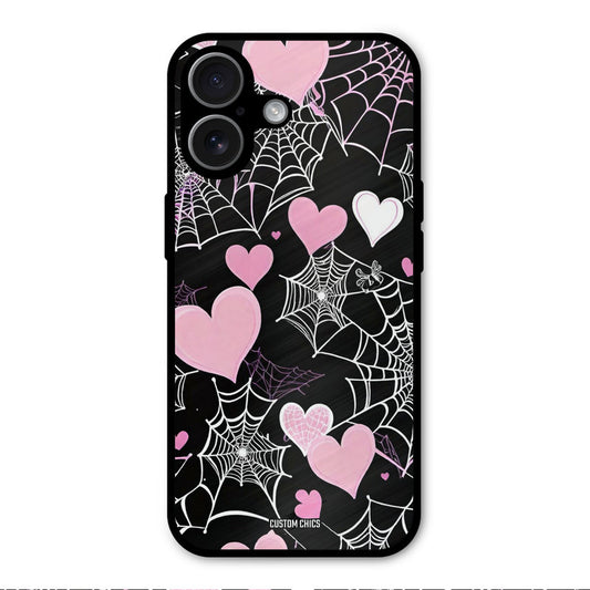 Purple Net iPhone 17 Mobile Back Cover - Aesthetic PrintShield Case