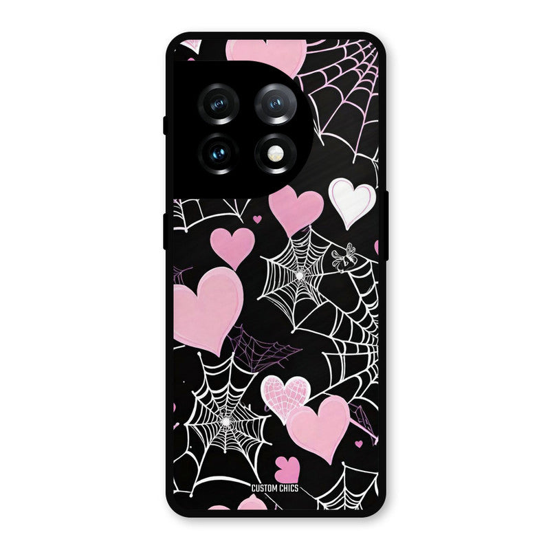 Purple Net OnePlus 11 Mobile Back Cover - Aesthetic PrintShield Case