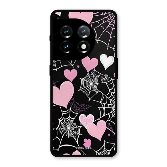 Purple Net OnePlus 11 Mobile Back Cover - Aesthetic PrintShield Case