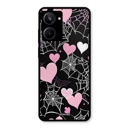 Purple Net Realme 10 Mobile Back Cover - Aesthetic PrintShield Case