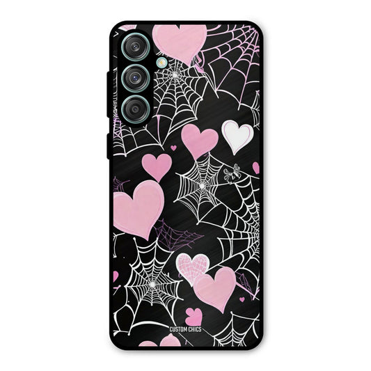 Purple Net Samsung Galaxy M55 5G Mobile Back Cover - Aesthetic PrintShield Case