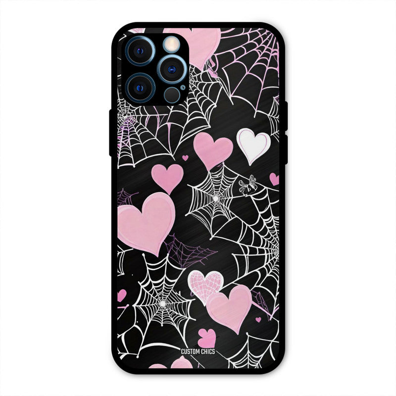 Purple Net IPhone 12 Pro Mobile Back Cover - Aesthetic PrintShield Case