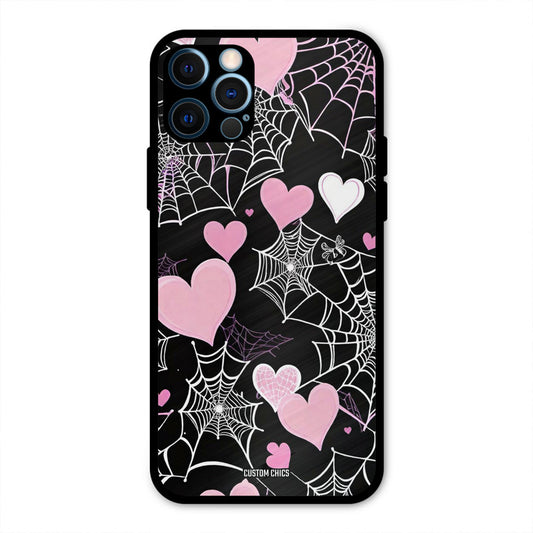 Purple Net IPhone 12 Pro Mobile Back Cover - Aesthetic PrintShield Case